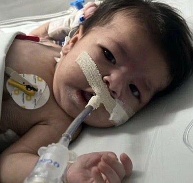 Família de Rio Grande faz vakinha para tratamento de  bebê