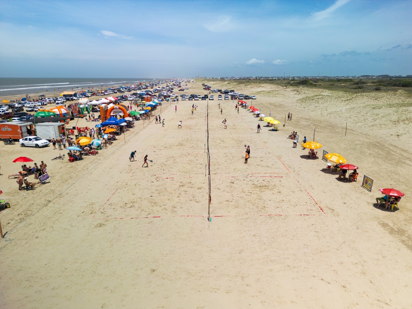 Arena Oceano será palco da classificatória de beach tennis do Circuito de Verão Sesc 2024