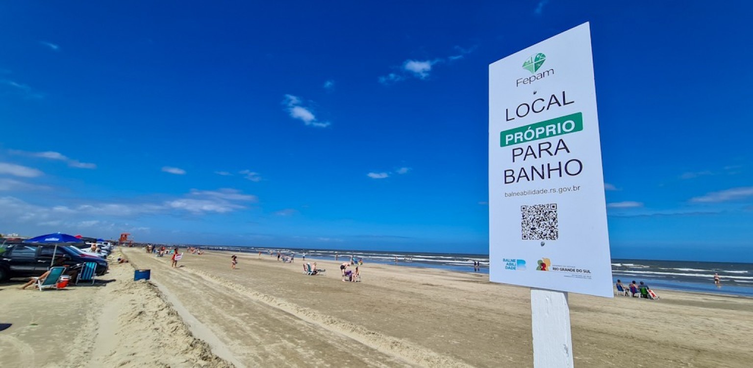 Praia do Cassino segue com todos pontos próprios para banho; Pelotas tem dois pontos impróprios