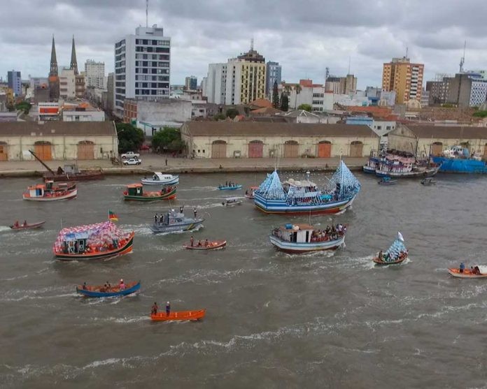 Tradicional procissão marítima de Navegantes acontece nesta sexta-feira (2) na Lagoa dos Patos