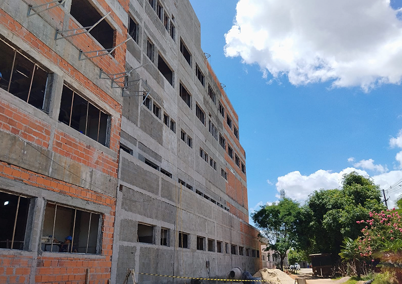 Hospital Regional de Pronto Socorro está com 60% das obras executadas