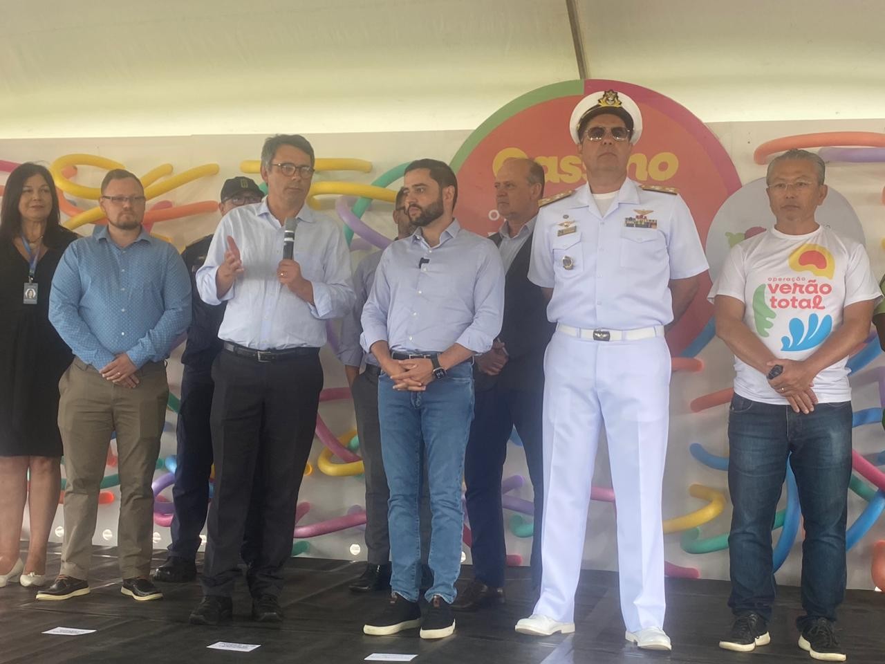 Vice-governador detalha atividades do Operação Verão Total no Campo do Praião