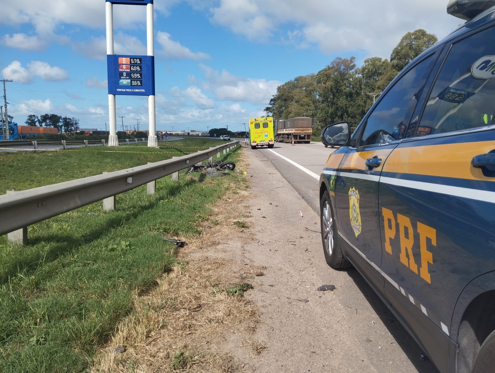 Motociclista de 31 anos morre em acidente na BR-392, em Rio Grande