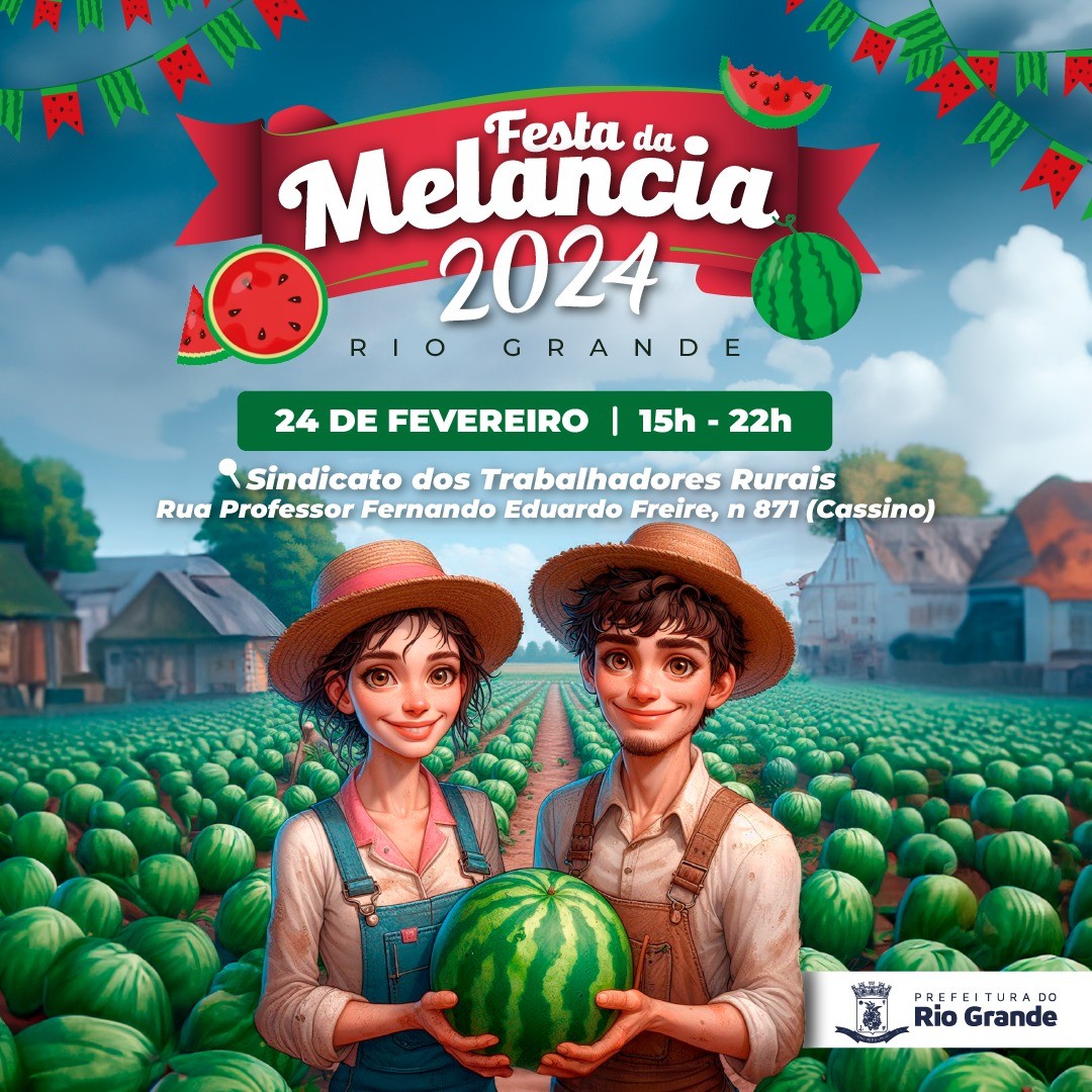 Festa da Melancia é atração do final de semana no Cassino