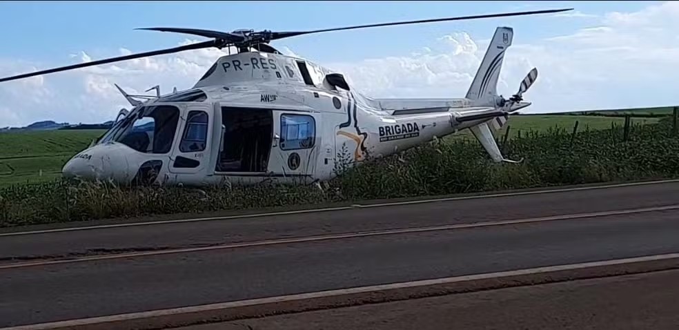 Helicóptero que levava vice-governador do RS faz pouso forçado em estrada