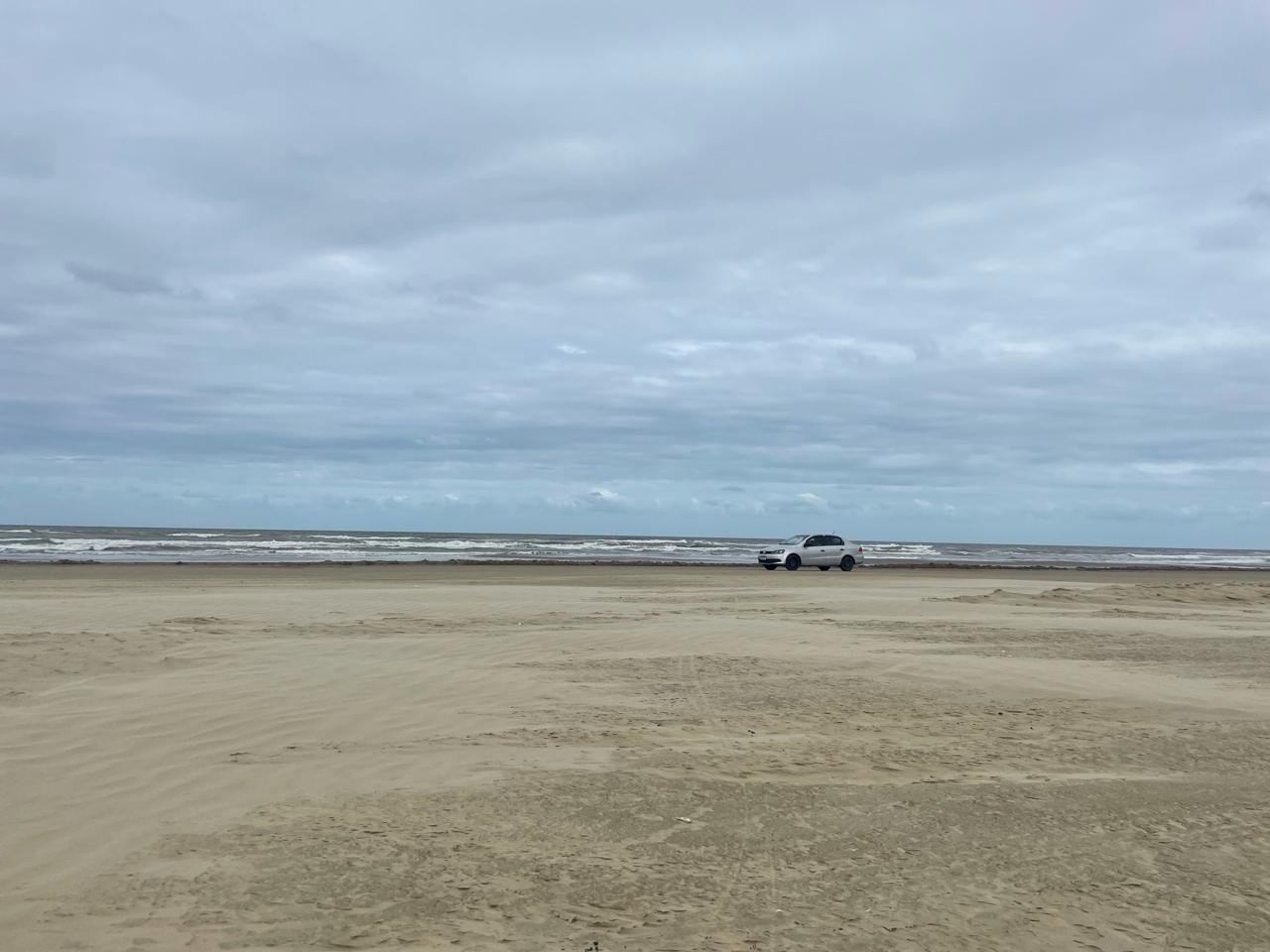 Último fim de semana de fevereiro teve tempo instável na Praia do Cassino