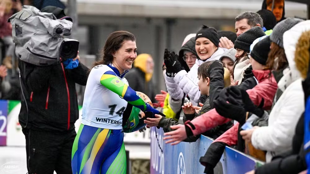 Rio-grandina Nicole Silveira fica em 13º lugar no Mundial de Skeleton