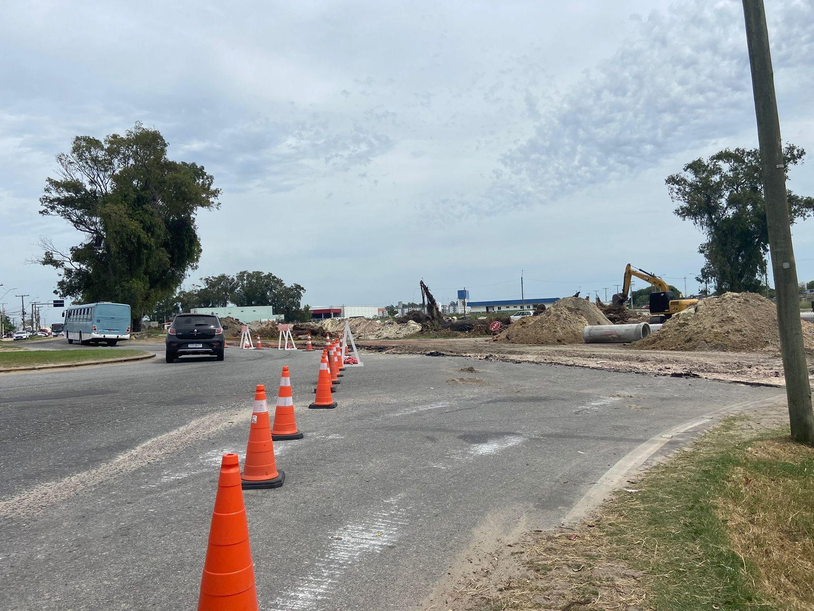 Rotatória da Junção está temporariamente fechada para continuidade das obras na ERS-734