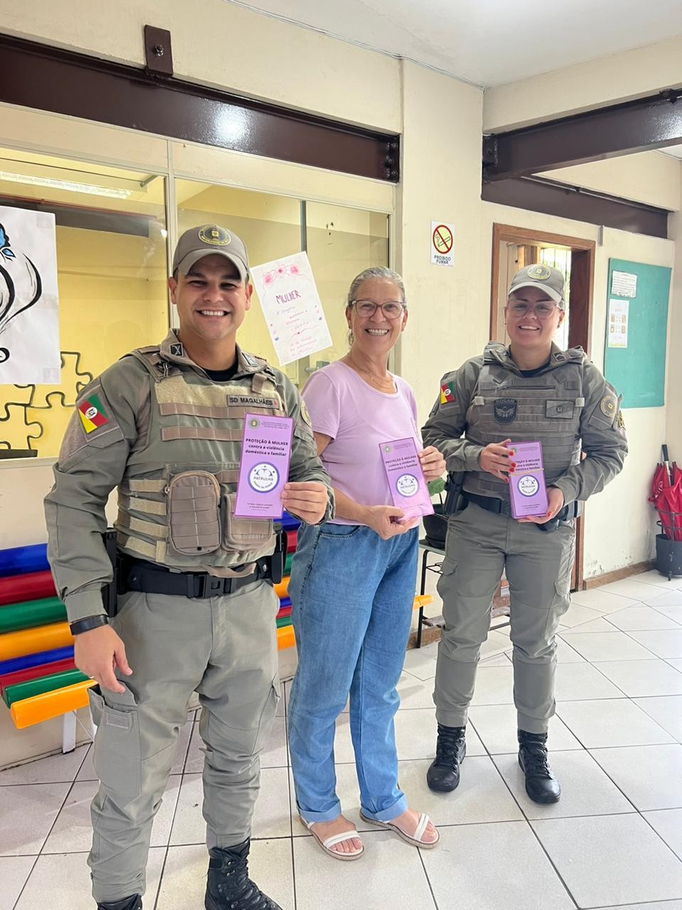 Patrulha Maria da Penha intensifica ações de conscientização no mês da mulher