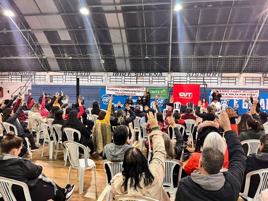 Professores de Rio Grande realizam paralisação na terça-feira (19)