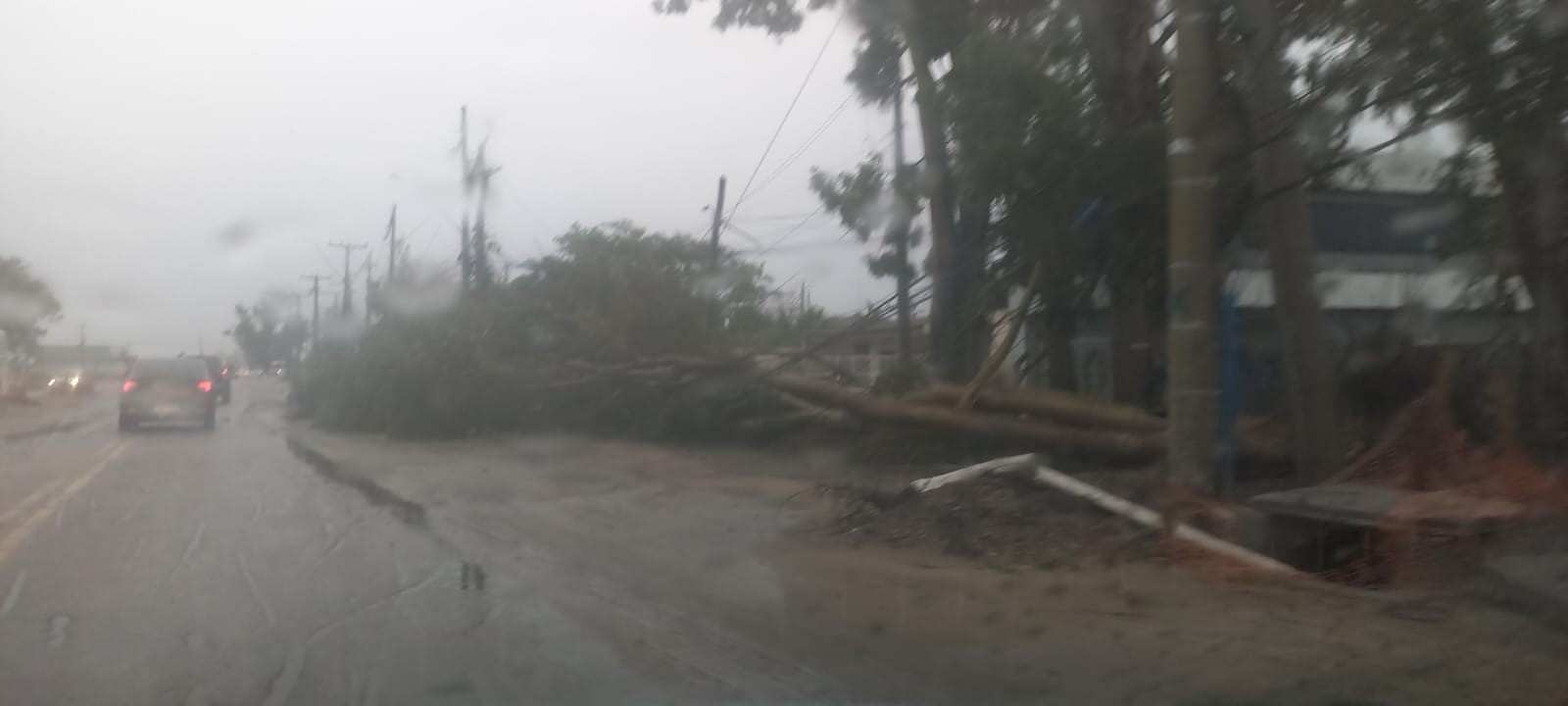 Defesa Civil de RG solicita à população que fique em casa após temporal com ventos de 137 km/h