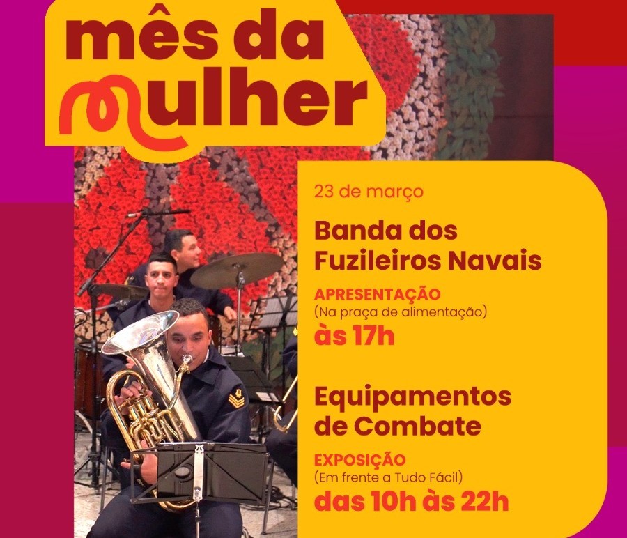 Partage Rio Grande recebe exposição e apresentação dos Fuzileiros Navais no sábado (23)