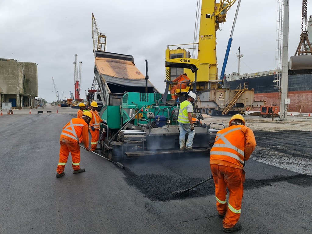 Obras de pavimentação do Porto do Rio Grande estão quase 90% concluídas