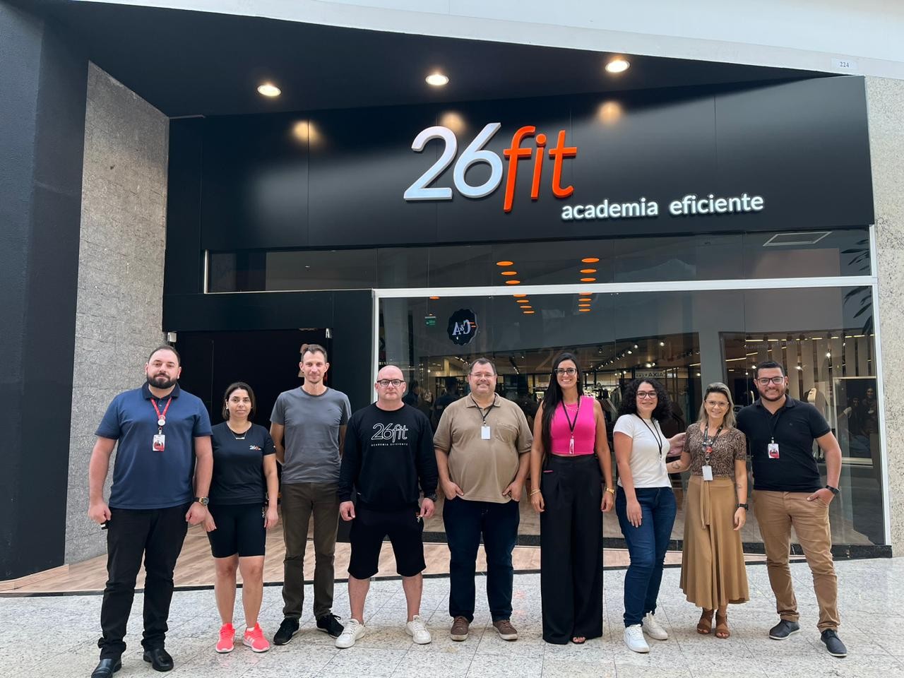 Academia 26 Fit inaugura no Partage Rio Grande