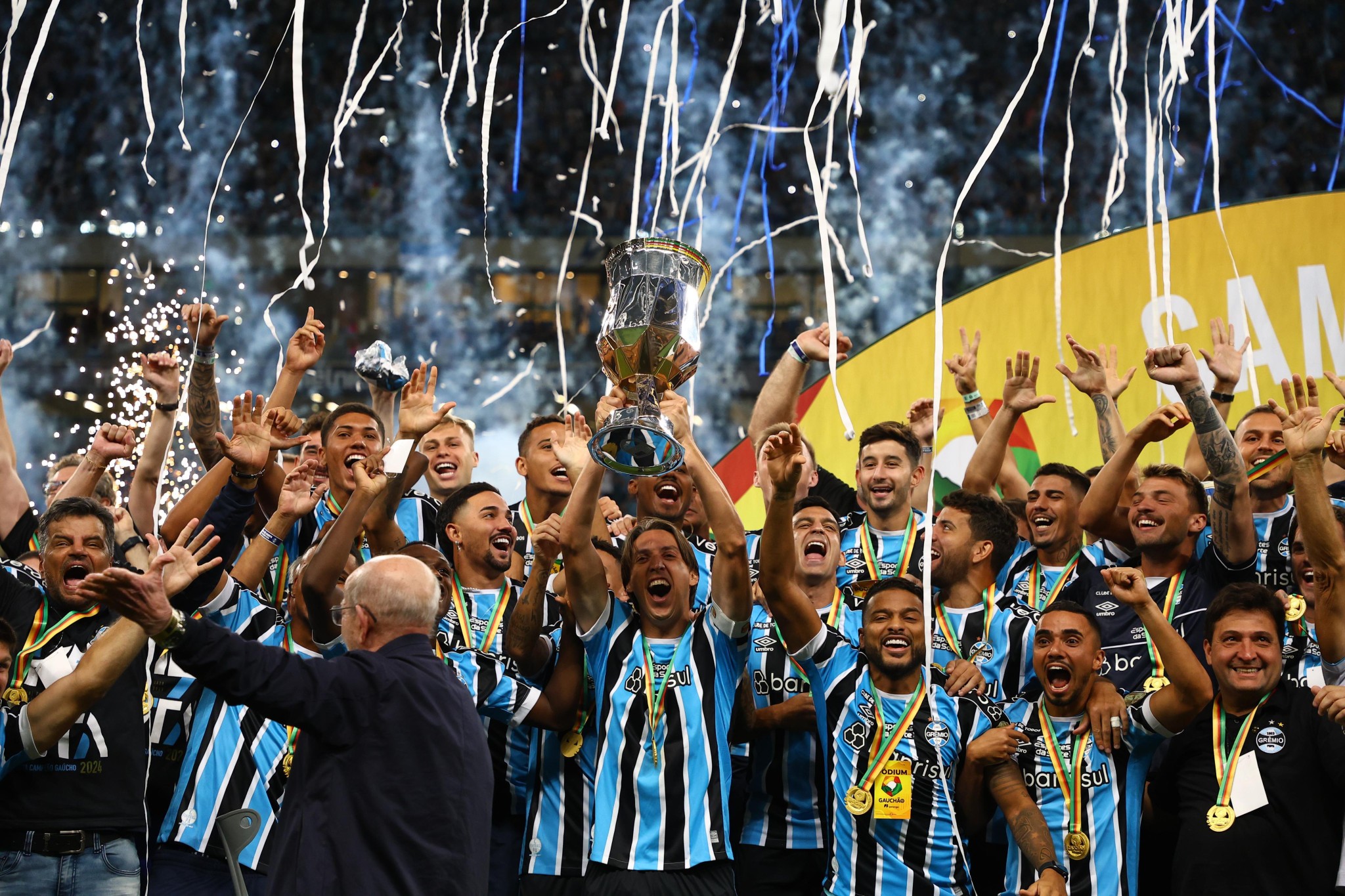 Grêmio é heptacampeão gaúcho após vencer Juventude