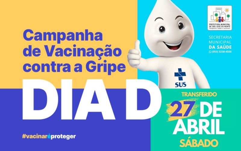 SJN adia ação de multivacinação devido a previsão de chuva no sábado (13)