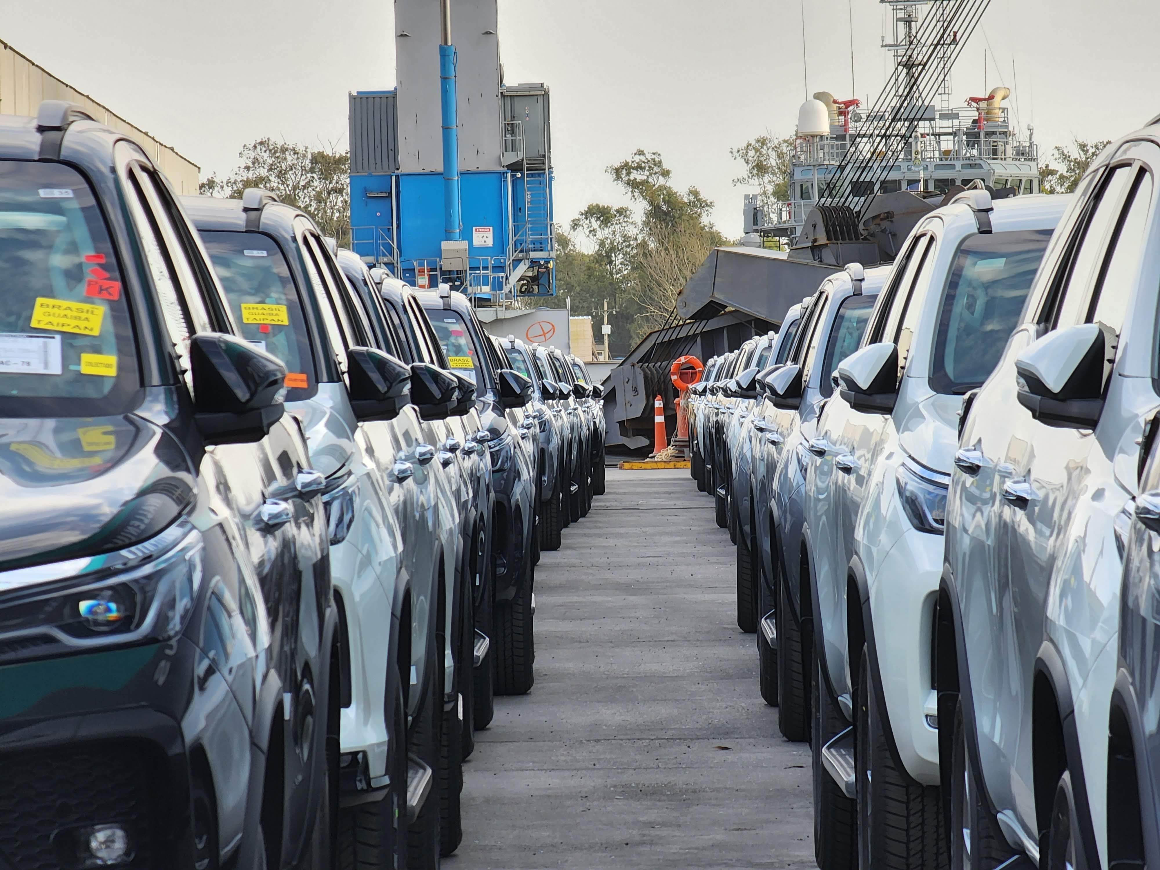 Porto do Rio Grande é a principal porta de entrada marítima para veículos importados no RS