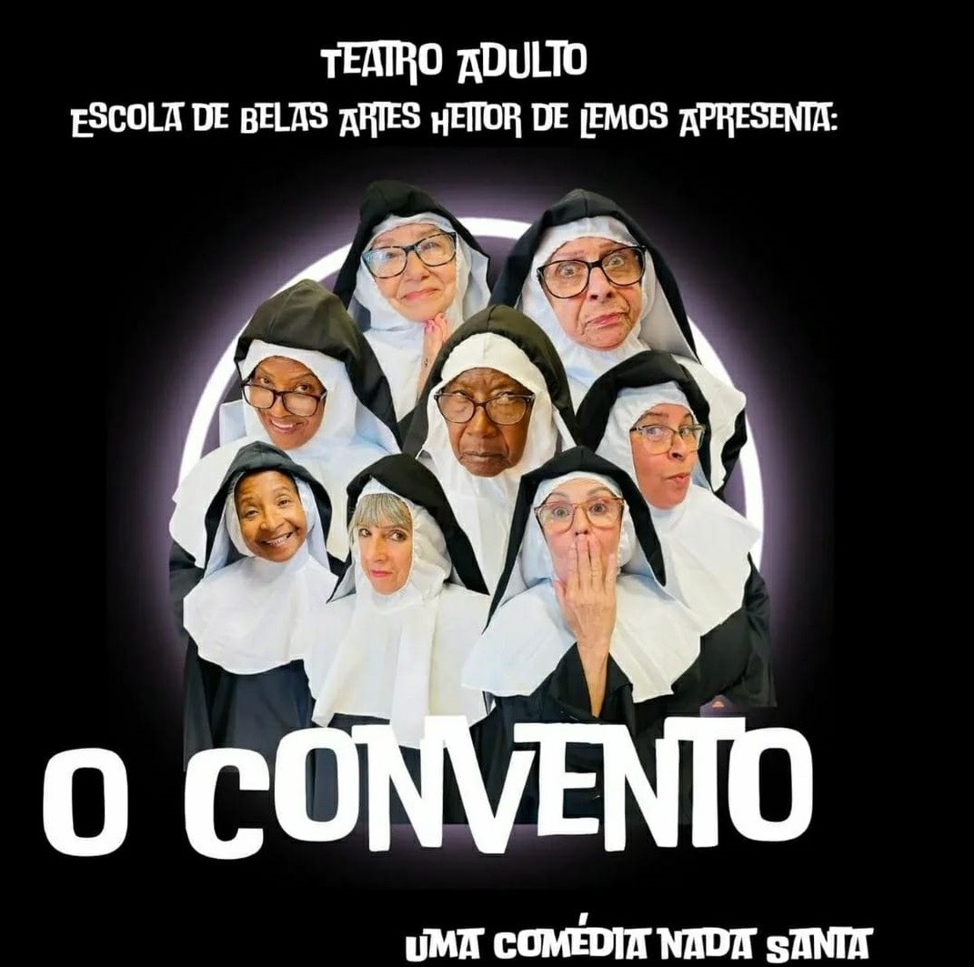 EBAHL apresentará espetáculo "O Convento - Uma Comédia Nada Santa" no Teatro Municipal