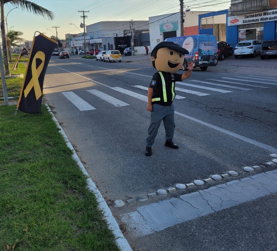 Com o tema A paz no trânsito começa por você campanha do Maio Amarelo inicia na próxima terça-feira (30)