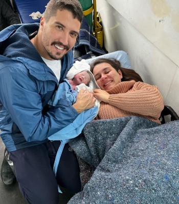 Bebê nasce no meio do trajeto da Ambulancha entre São José do Norte e Rio Grande, neste domingo (12)