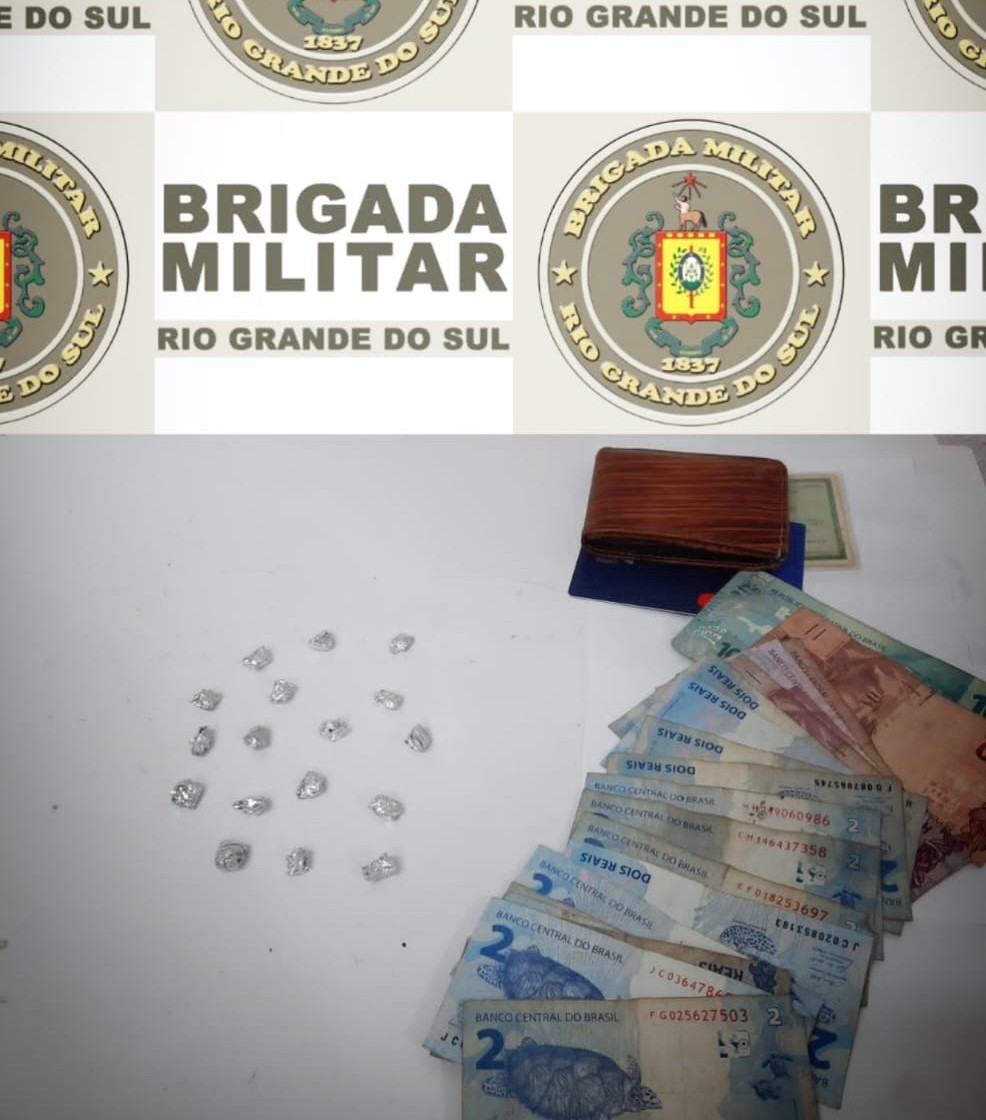 Brigada Militar prende homem por tráfico de entorpecentes em Rio Grande