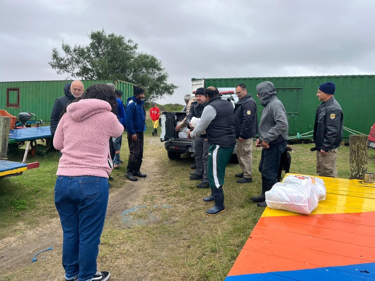 Portos RS realiza ação solidária junto aos vagoneteiros