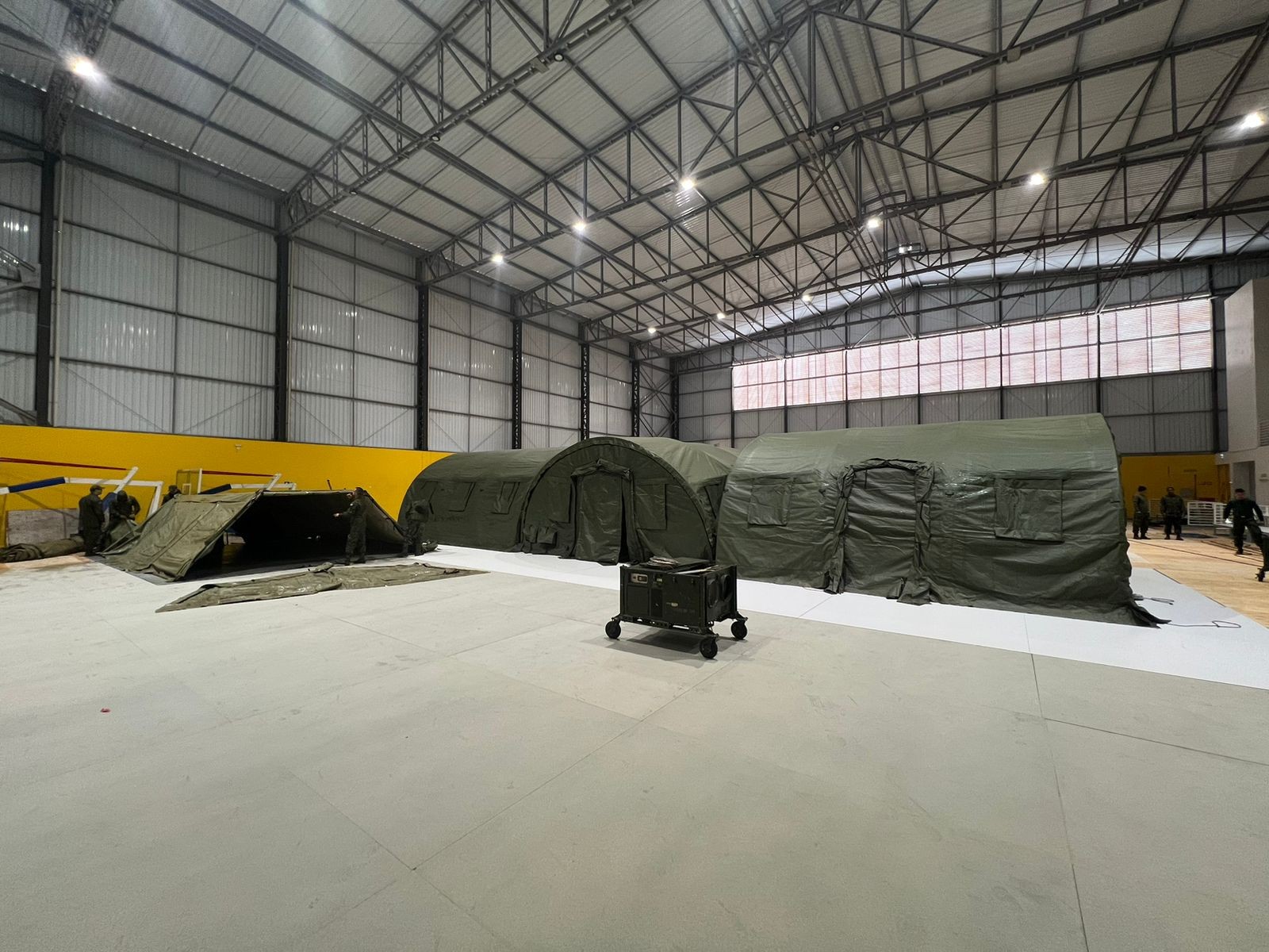 Hospital de Campanha montado em Rio Grande já realizou mais de 120 atendimentos