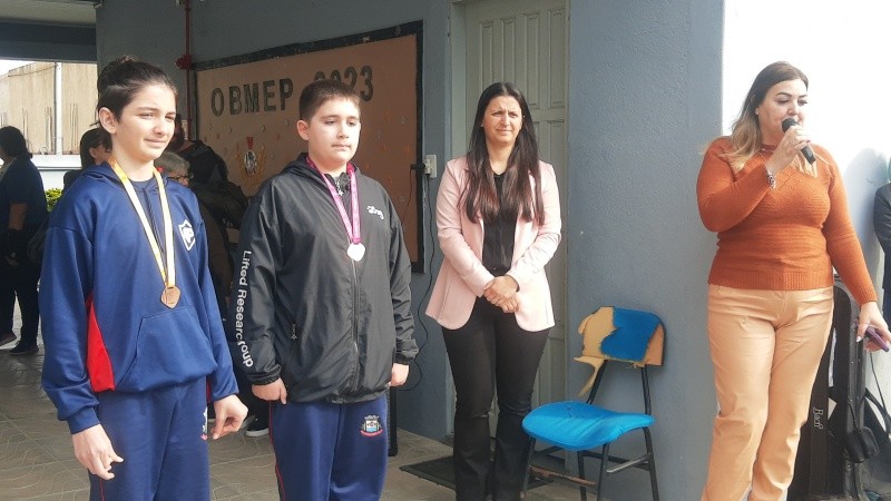 Nortenses medalhistas da Olimpíada de Matemática são homenageados 