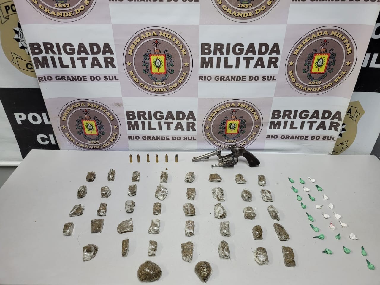 Brigada Militar de Rio Grande prende homem e apreende menor de idade por tráfico