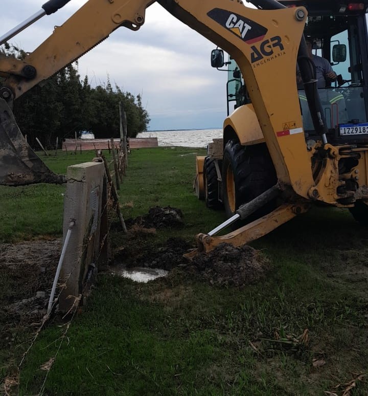 Corsan repara estruturas danificadas pela enchente na Ilha da Torotama
