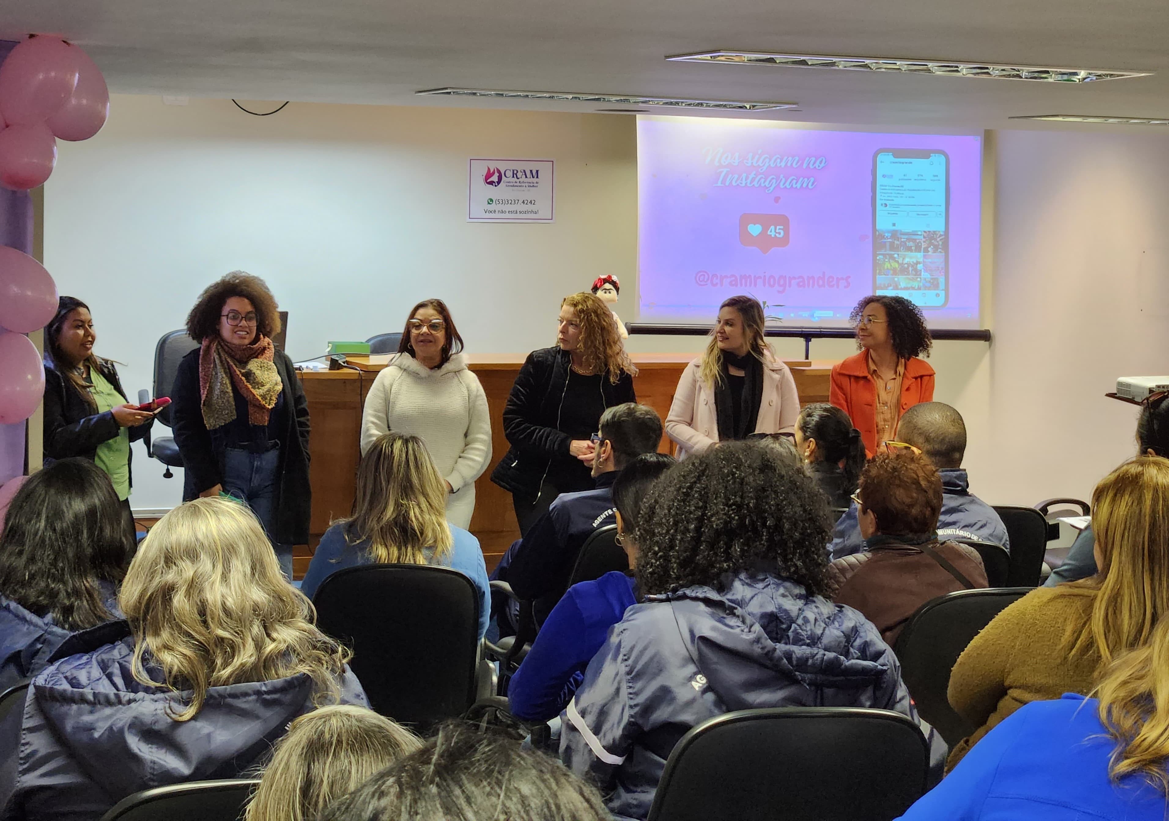 Centro de Referência em Atendimento à Mulher de Rio Grande capacitou agentes comunitários sobre violência doméstica