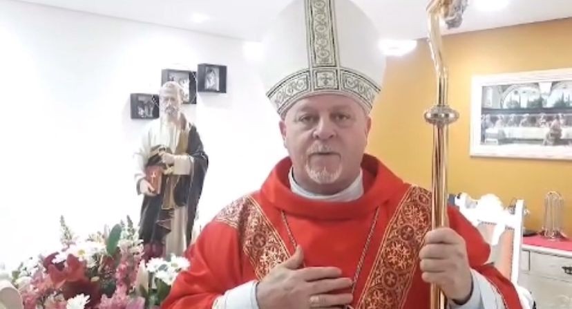 Em vídeo, novo bispo envia bençãos aos rio-grandinos