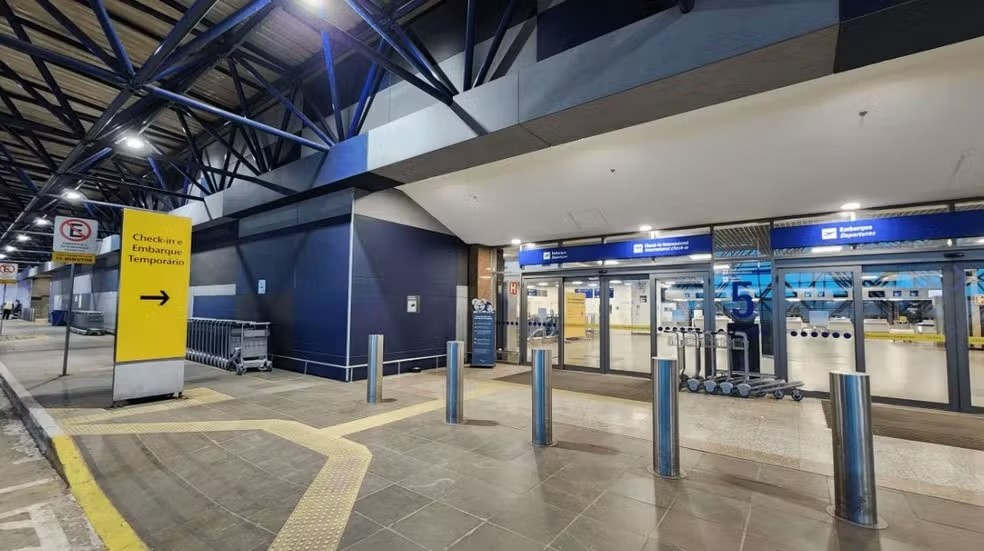 Aeroporto Salgado Filho, em Porto Alegre, terá embarques e desembarques a partir de segunda (15)