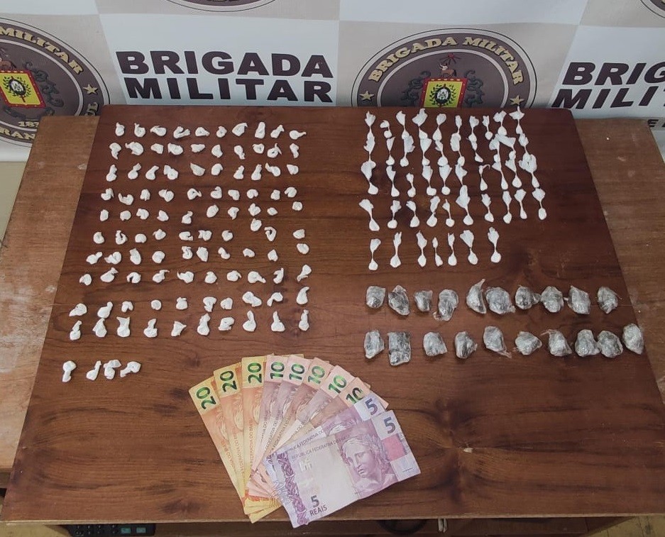 Homem é preso com mais de 100 porções de crack em SJN