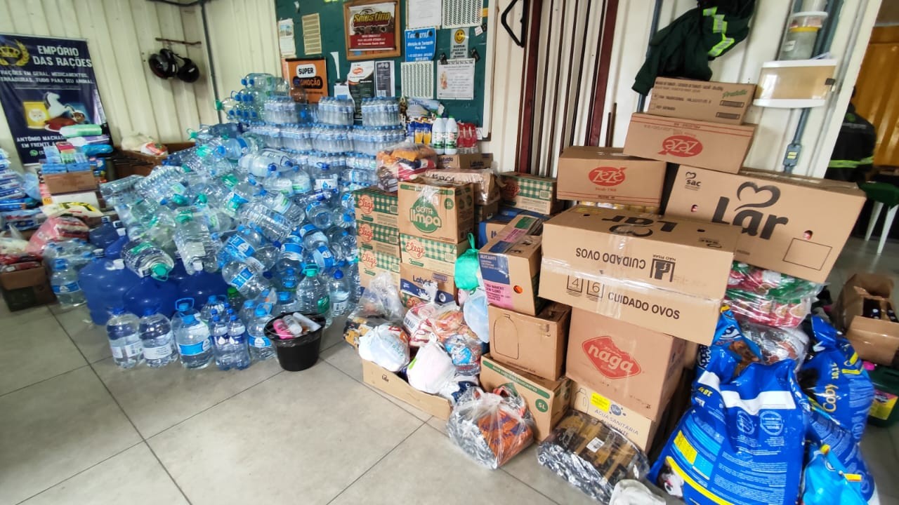 Rio Grande arrecadou 30 toneladas de donativos para as famílias do Vale do Taquari