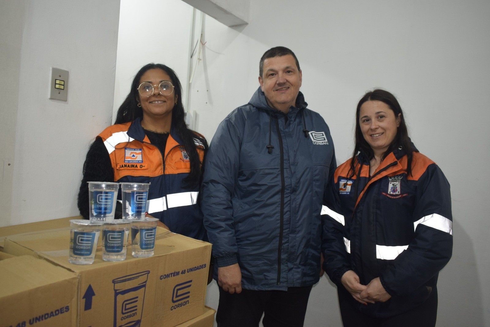 Unidade da Corsan em Rio Grande envia ajuda humanitária às vítimas das enchentes que estão em abrigos