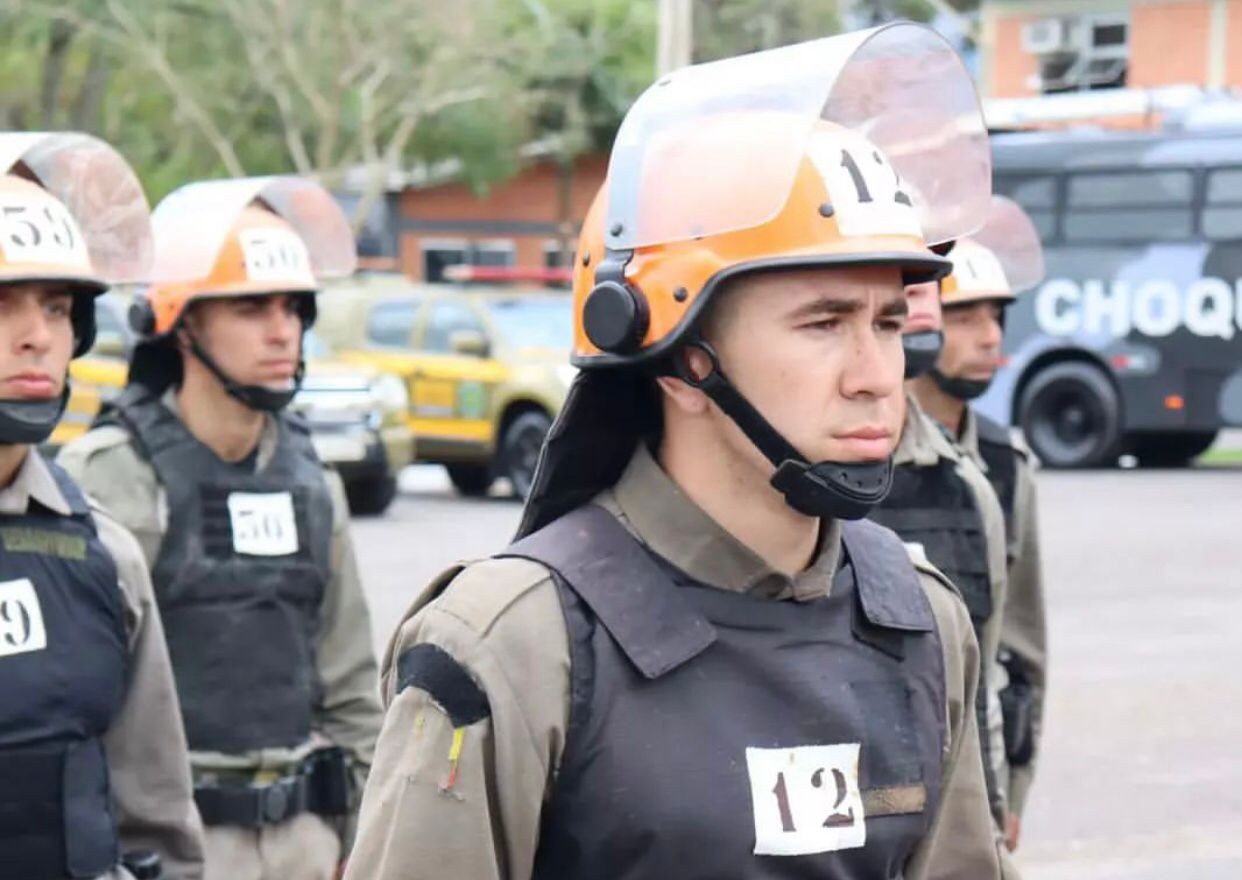 Policial da BM de Rio Grande conclui em 1º lugar o Estágio Básico de Operações de Choque