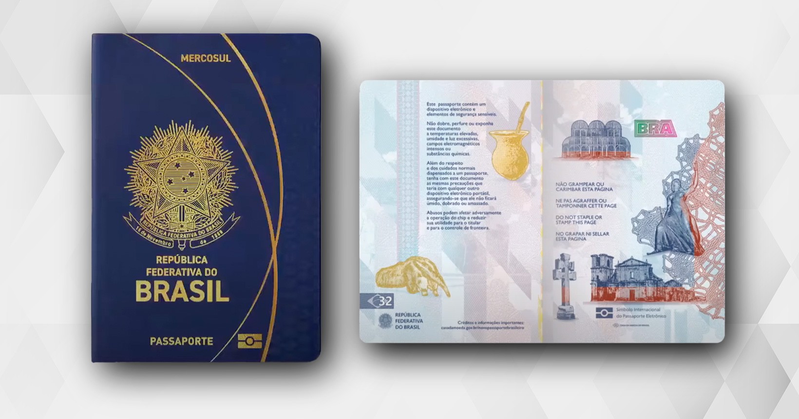 Novo passaporte brasileiro começa a ser emitido; saiba o que muda