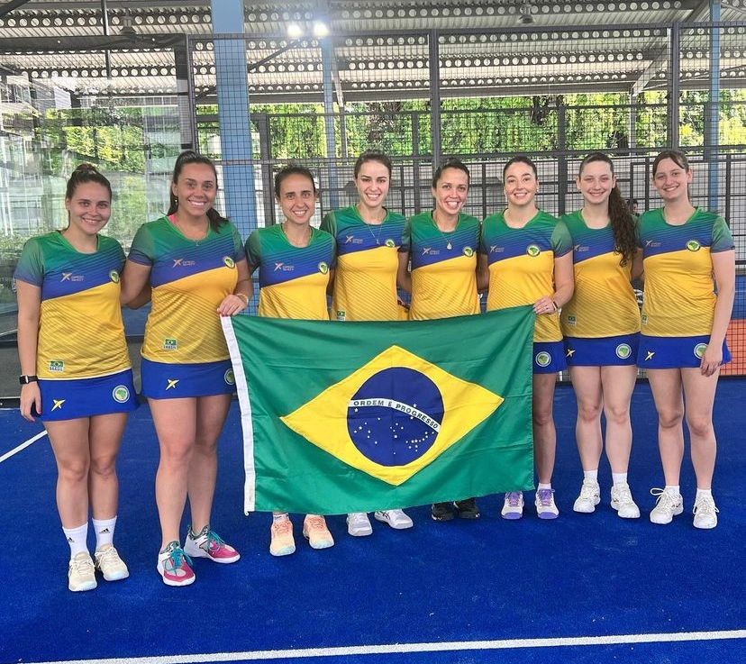 Rio-grandinas representam o Brasil no Pan-Americano Absoluto de Padel a partir desta quarta-feira (18)