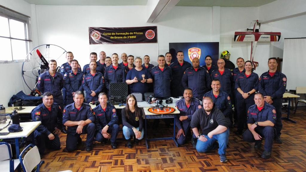  3º Batalhão de Bombeiros Militares de Rio Grande forma primeira turma de pilotos de drone