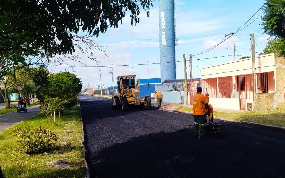 Corsan recupera vias danificadas no Parque Marinha após obras em 2020 