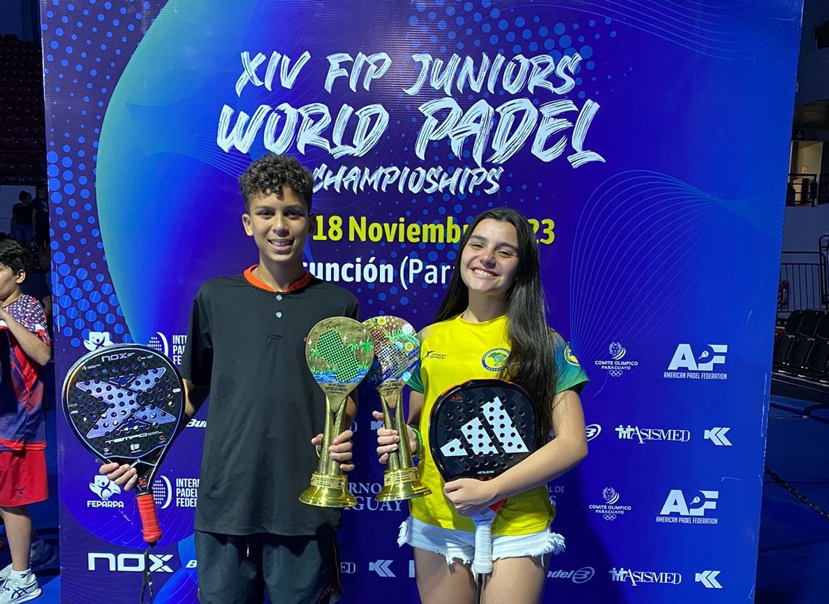 Atletas rio-grandinos são destaque no Mundial de Menores de Padel