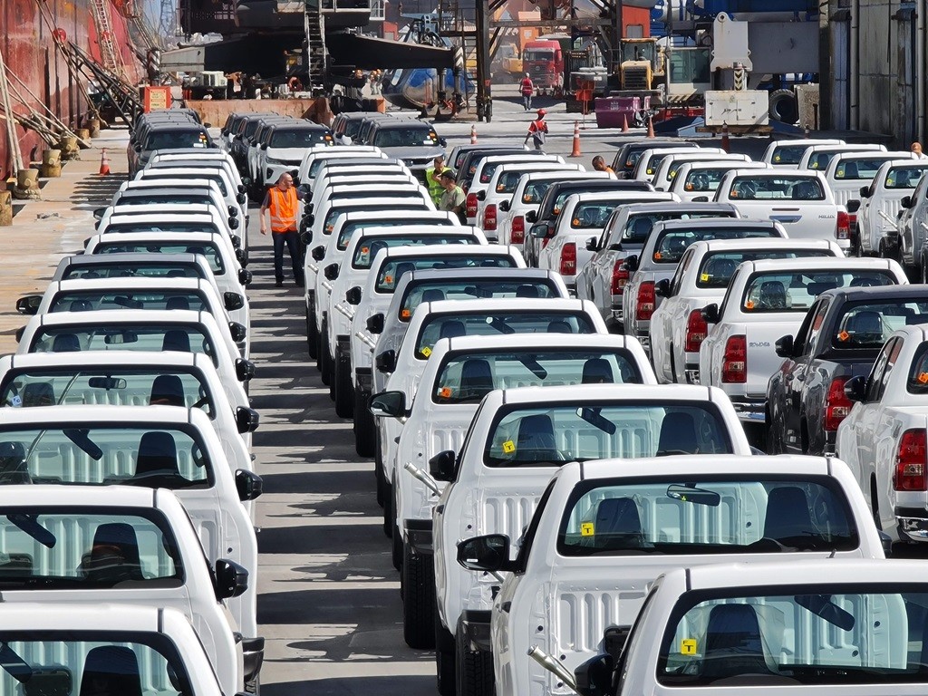 Porto do Rio Grande já desembarcou mais de 10 mil veículos em 2023