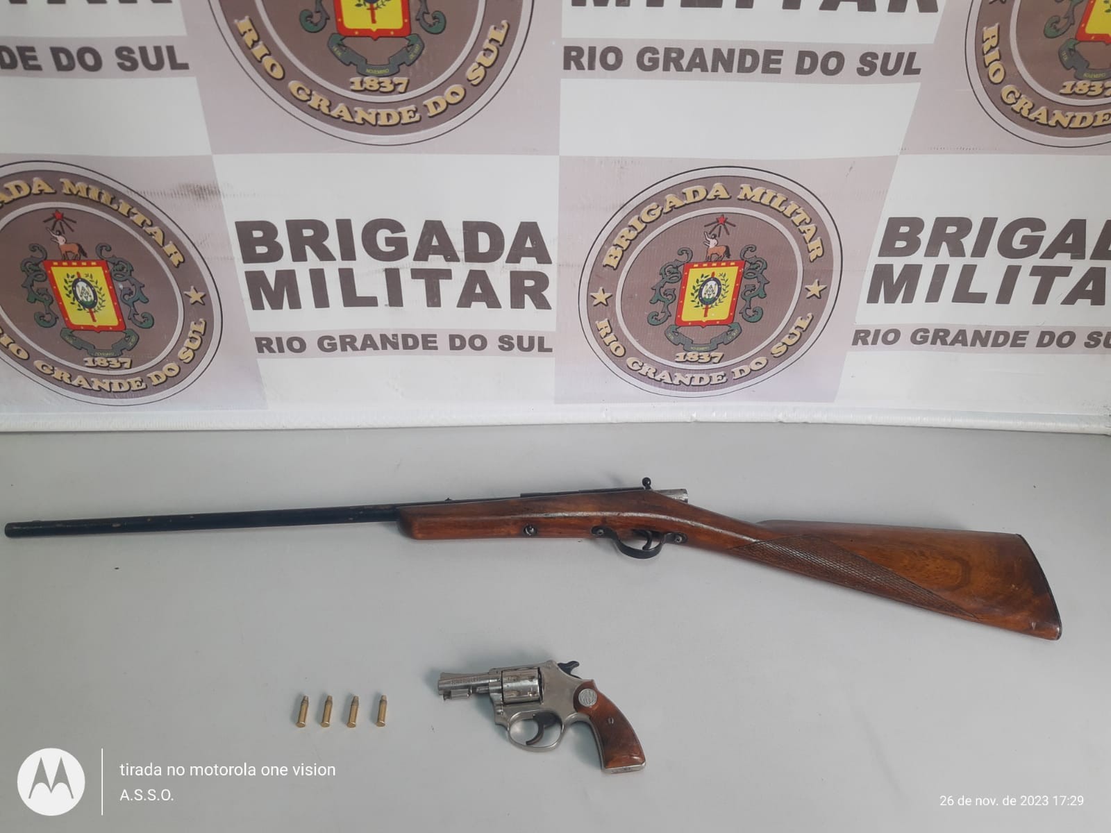 5º Batalhão de Polícia de Choque prende homem e apreende armas ilegais no fim de semana