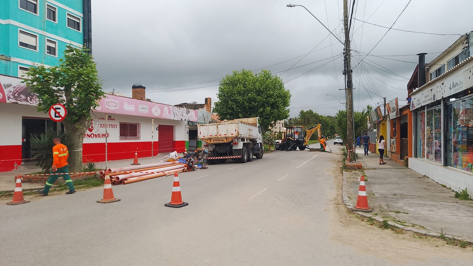 Corsan amplia rede de esgoto no Balneário Cassino