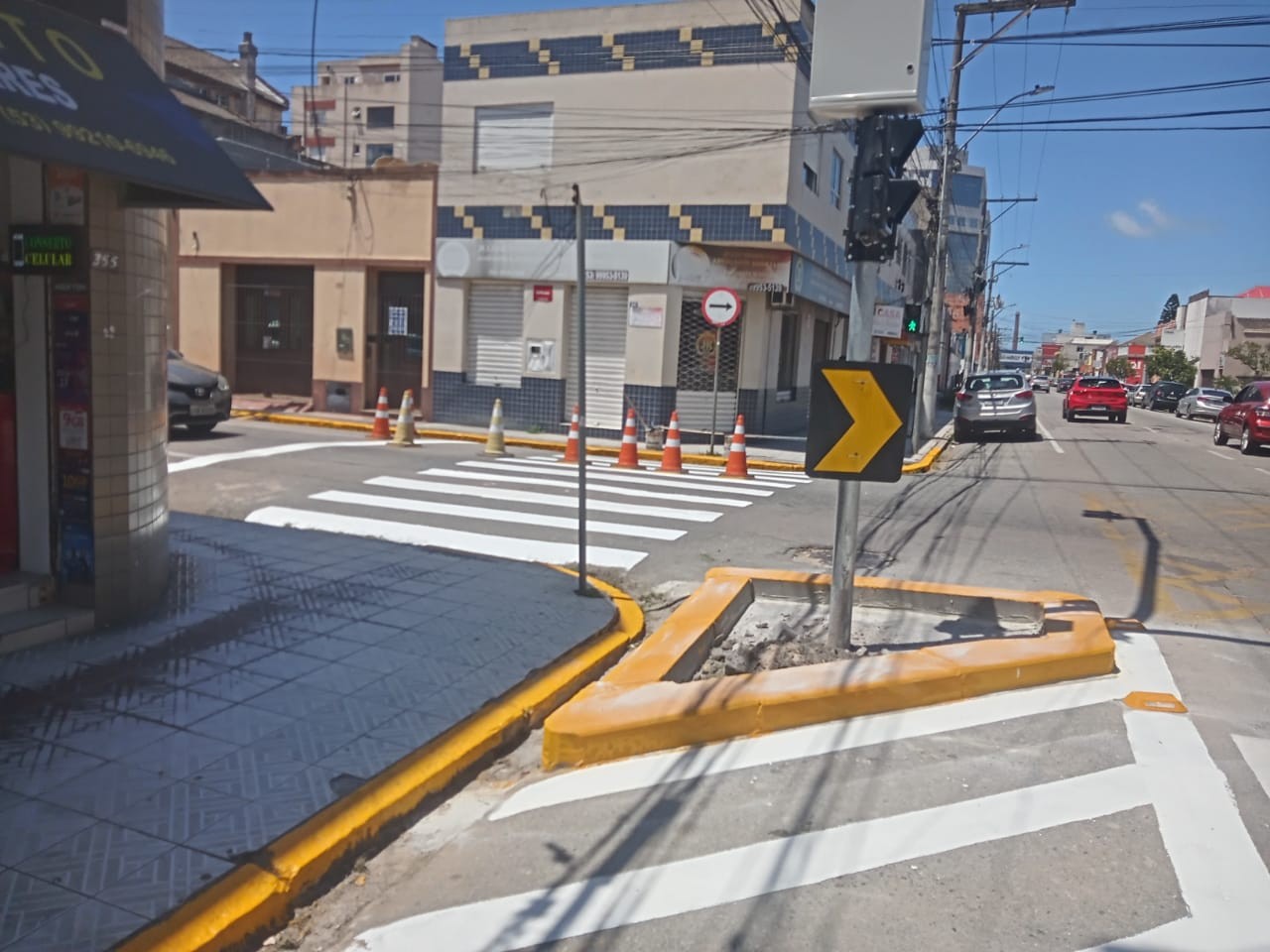 Centro de Rio Grande conta com novos semáforos e sinalização