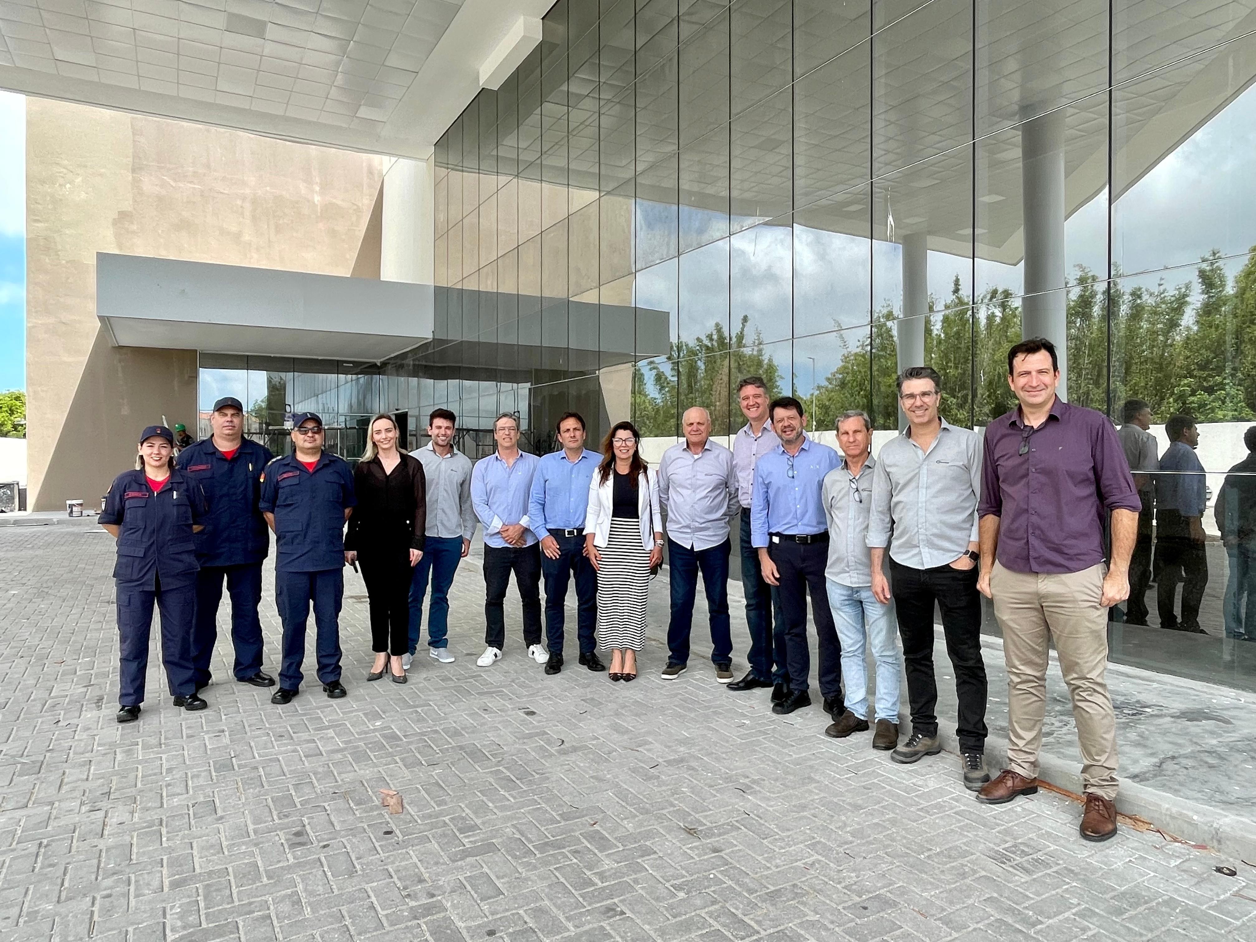 Monporto recebe representantes das Forças de Segurança Pública