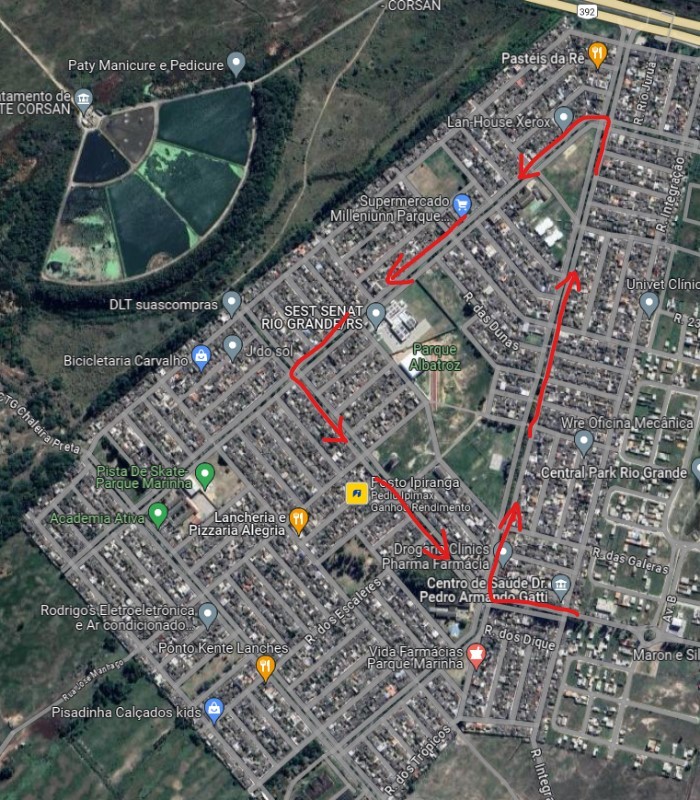 Linhas de ônibus que passam pelo Parque Marinha sofrerão alterações temporárias