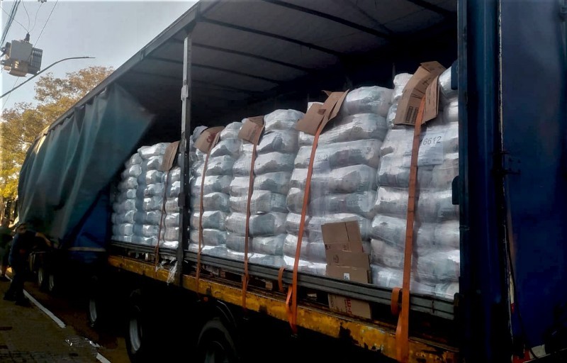 Mais de 57 mil cestas básicas foram distribuídas para municípios gaúchos em 2023