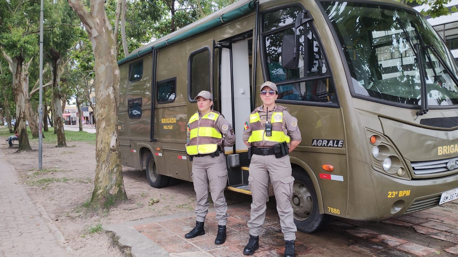 Balneário Cassino conta com Base Móvel Comunitária da Brigada Militar